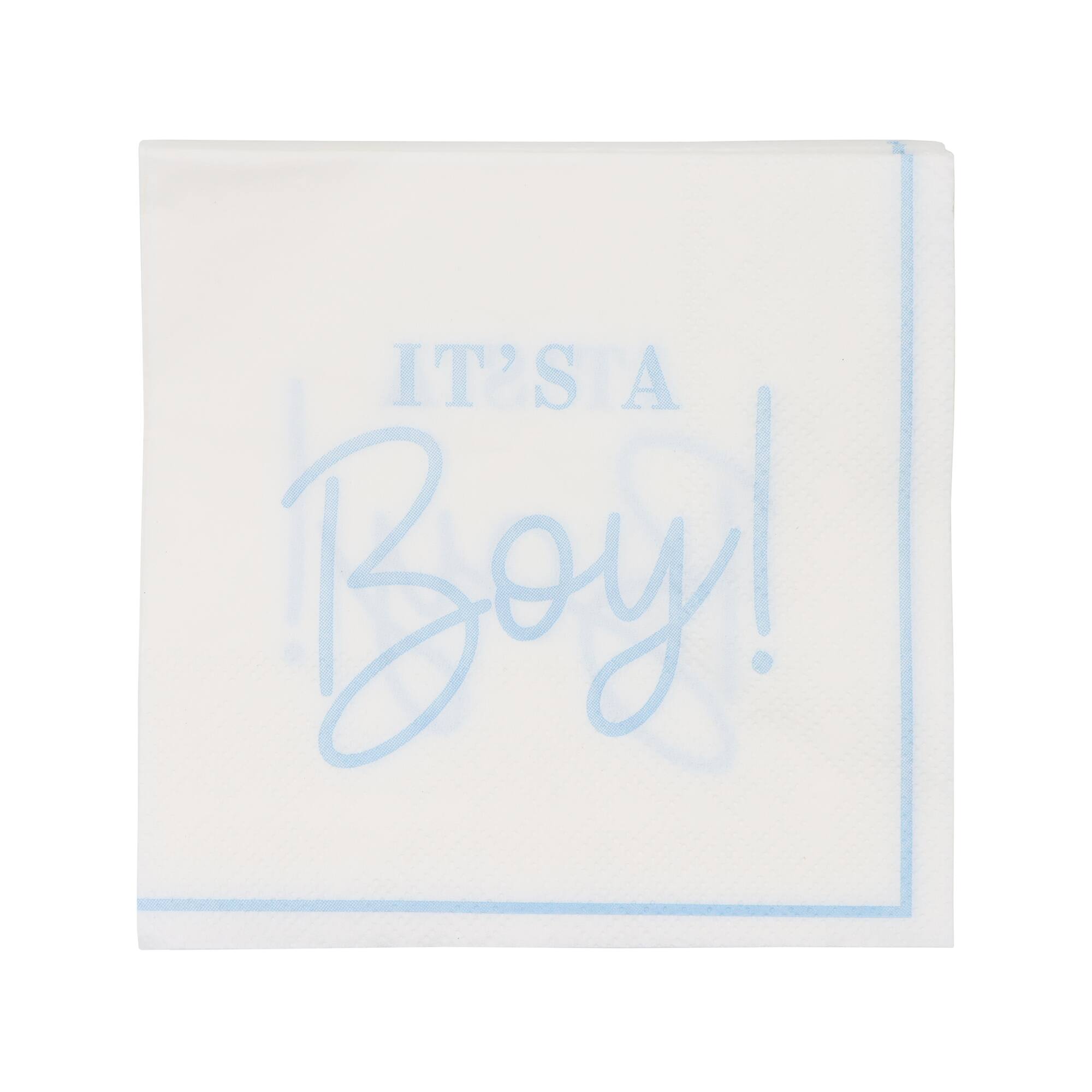 24 Packs: 20 ct. (480 total) It's a Boy Beverage Napkins by Celebrate It™